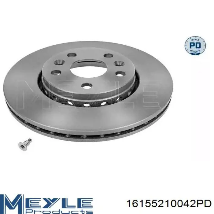 Диск переднього гальма Meyle 16155210042PD ціна, від 42.13 USD