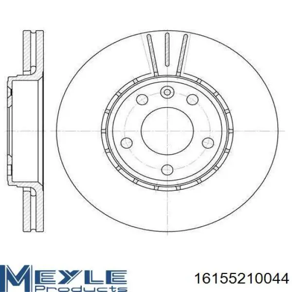 Диск гальмівний передній TRW DF4260