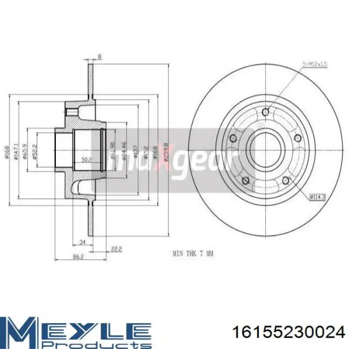 Гальмівні диски 470540820 Zimmermann