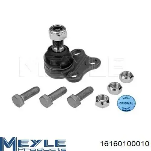 Кульова опора, нижня Meyle 16160100010 ціна, від 15.69 USD