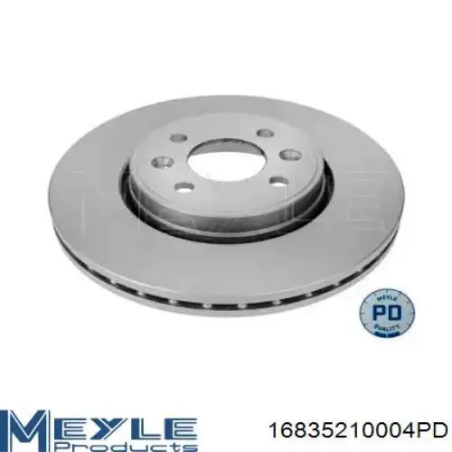 16835210004PD Meyle Гальмо дискове переднє