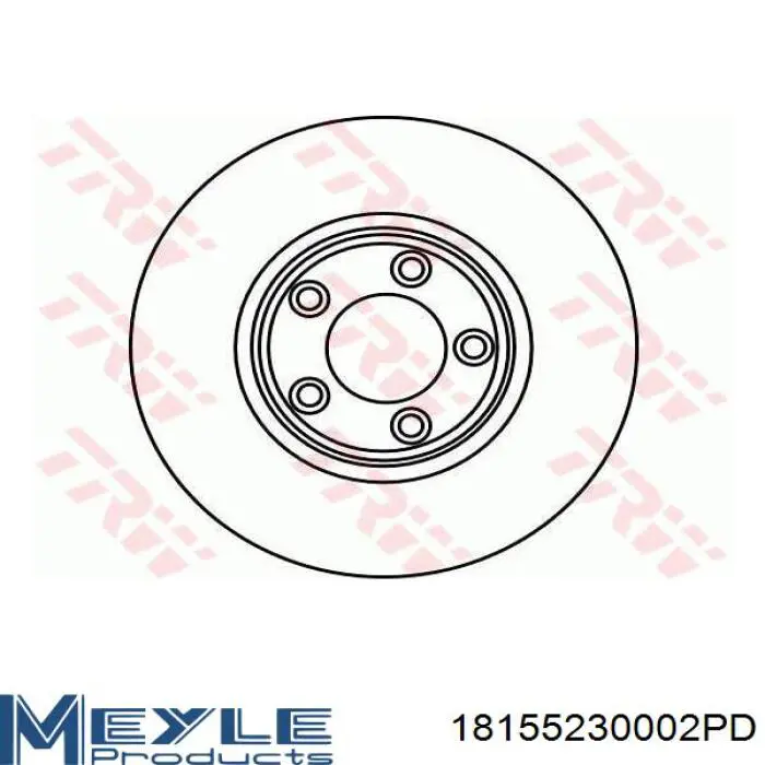 Гальмівні диски 108673 Febi