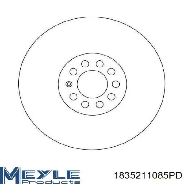Купити 09788075 Brembo Ротор гальмівний
