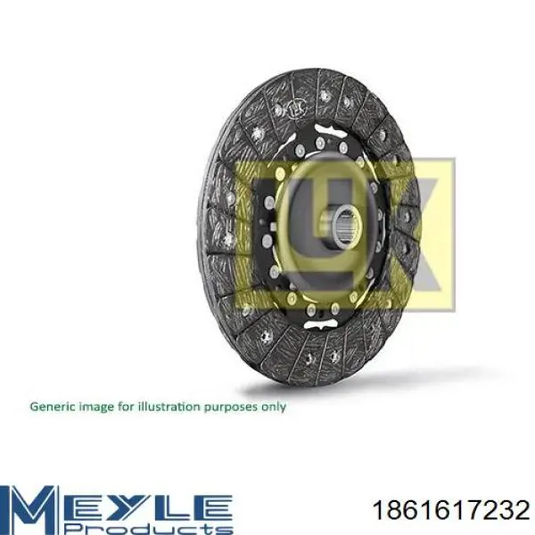 1861617232 Meyle диск зчеплення
