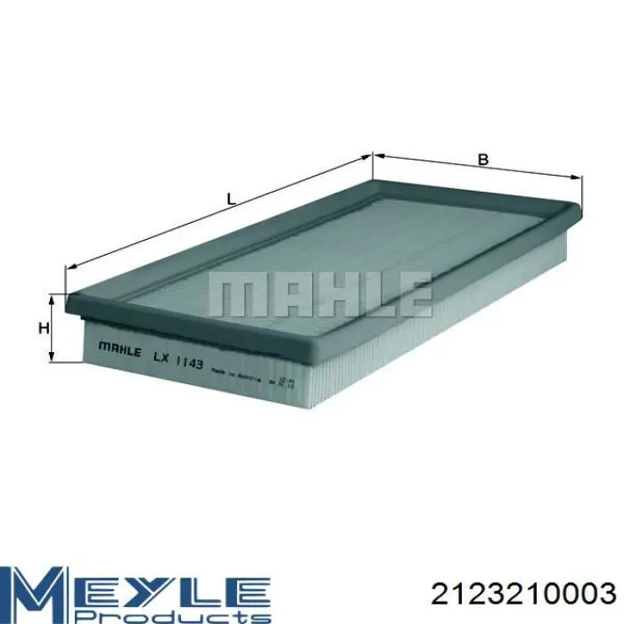 SSFVF3824 Starline Повітряний фільтр двигуна