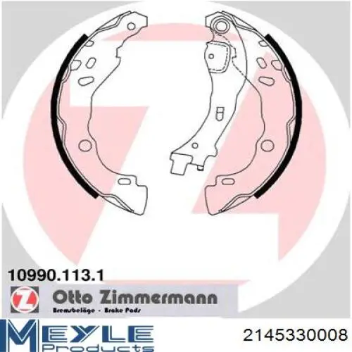 Колодки гальмові задні, барабанні Ashika 55000621 ціна, від 20.98 USD