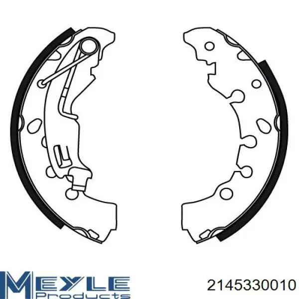 Колодки гальмові задні, барабанні Meyle 2145330010 ціна, від 24.62 USD