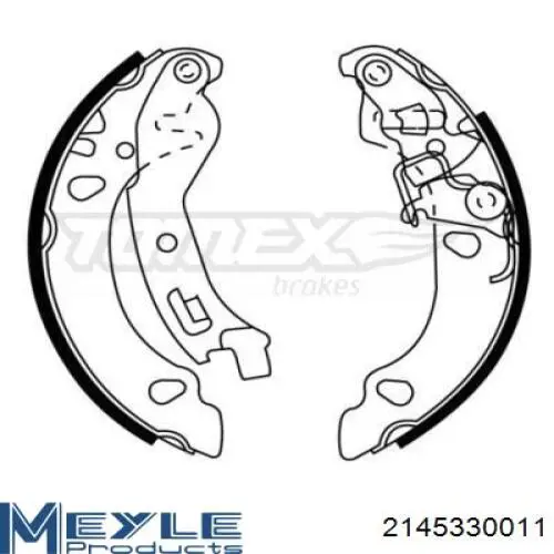 Колодки гальмові задні, барабанні S23522 Brembo