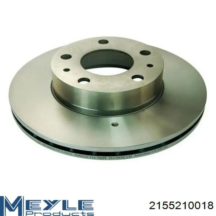 Диск переднього гальма Meyle 2155210018 ціна, від 39.91 USD