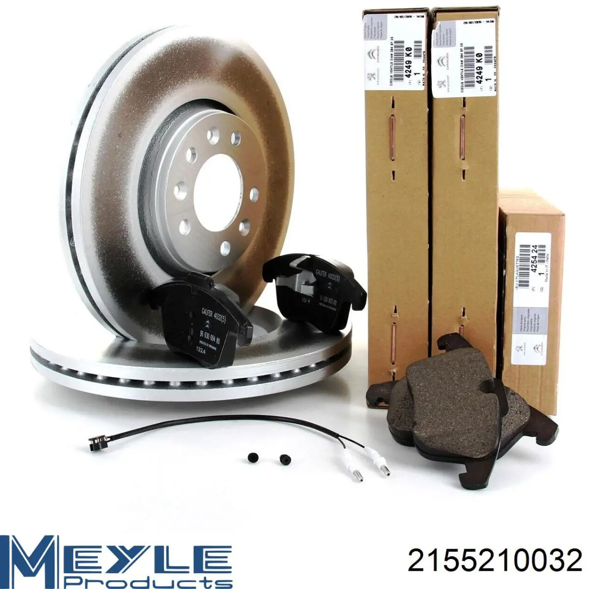 Диск переднього гальма Meyle 2155210032 ціна, від 52.90 USD