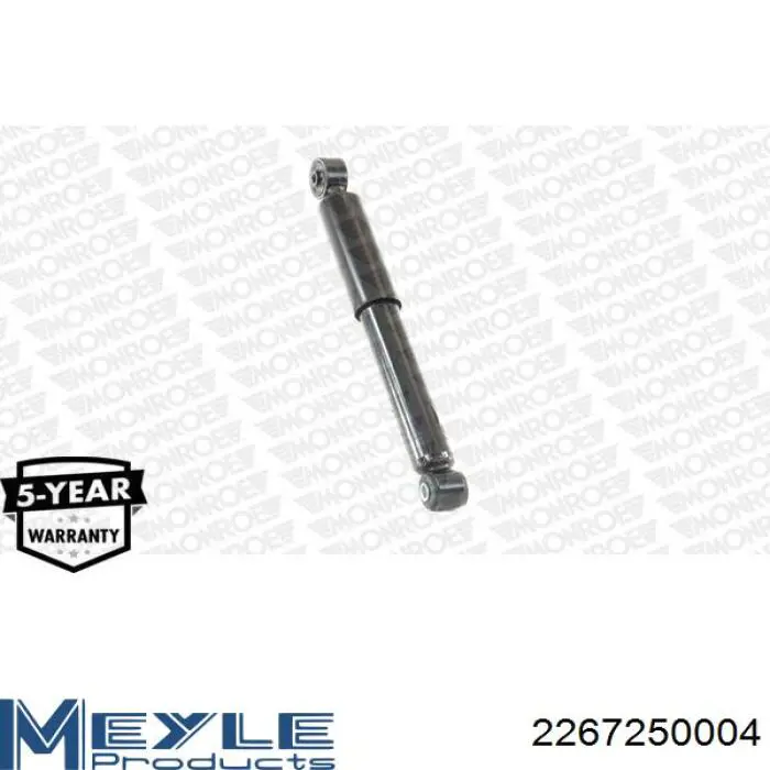 Амортизатор задній Meyle 2267250004 ціна, від 19.98 USD