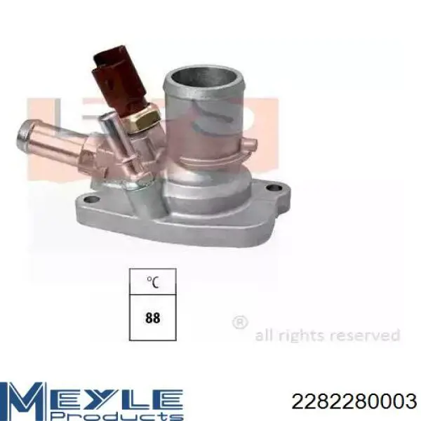 Купити 2282280003 Meyle Термостат в корпусі