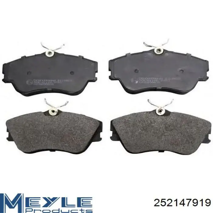 Передні тормозні колодки 252147919 Meyle