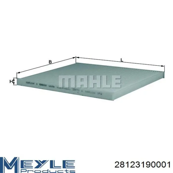 Фільтр салону KCF2F010 Konner