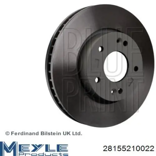 Диск переднього гальма Meyle 28155210022 ціна, від 38.52 USD