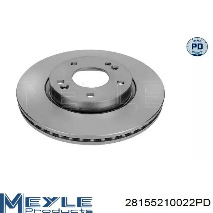 Диск переднього гальма Meyle 28155210022PD ціна, від 47.97 USD