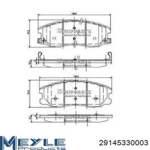 Купити QX1102 Q-top Гальмівні колодки гальма стоянки