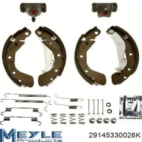 Купити P94564513 General Motors Колодки гальмові задні, барабанні