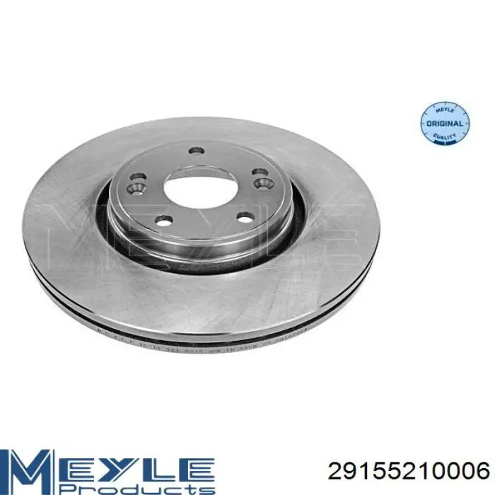Диск гальмівний передній Meyle 29155210006