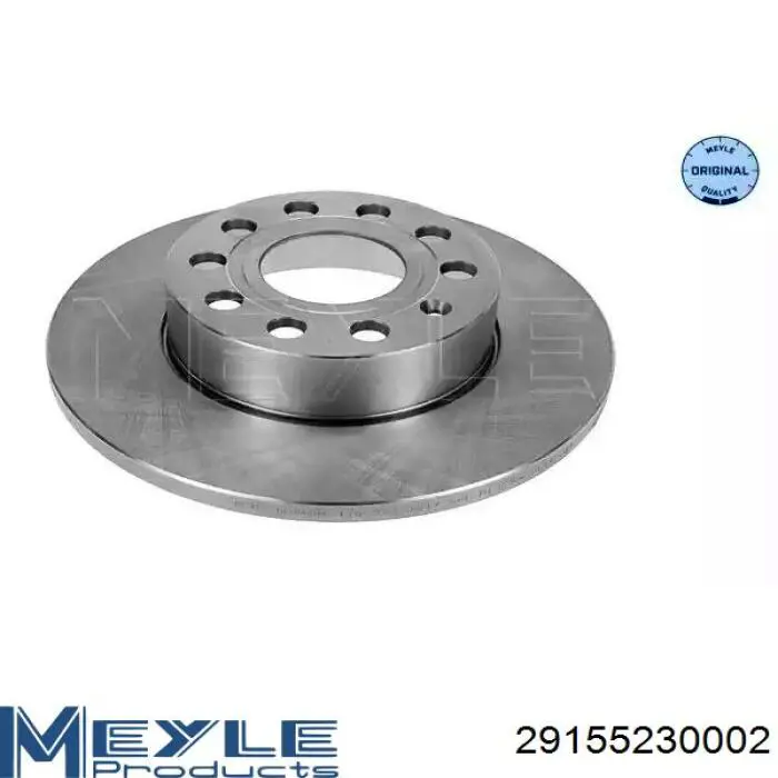 Задні дискові гальма Meyle 29155230002 ціна, від 25.13 USD