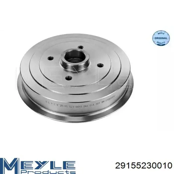 Барабан гальмівний задній Meyle 29155230010 ціна, від 43.12 USD