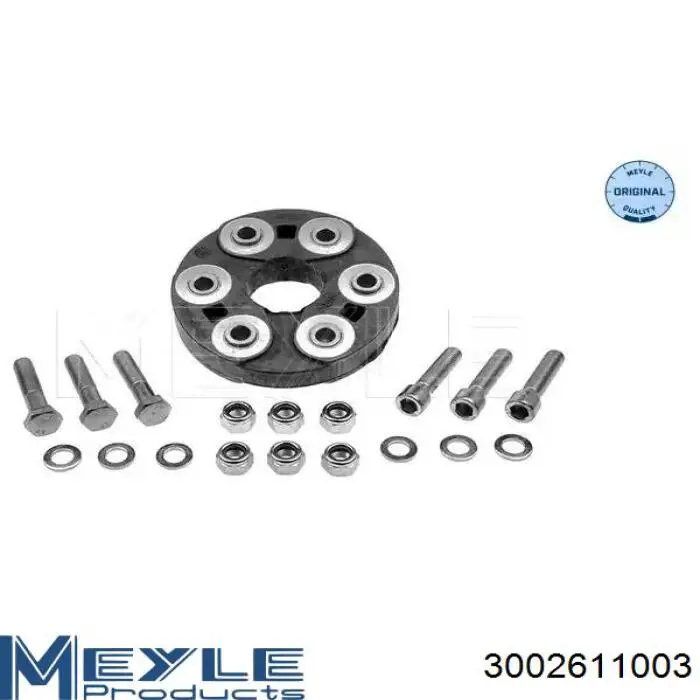 Муфта еластична карданного вала Meyle 3002611003 ціна, від 58.98 USD