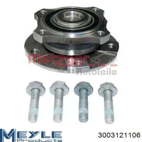 Маточина колеса передня Meyle 3003121106 ціна, від 65.21 USD