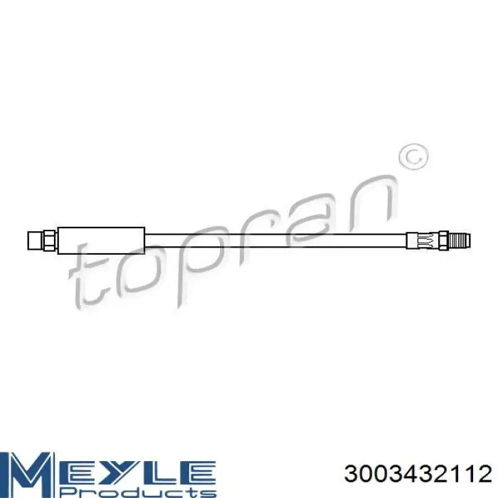 Шланг гальмівний задній K&K FT0046 ціна, від 7.27 USD