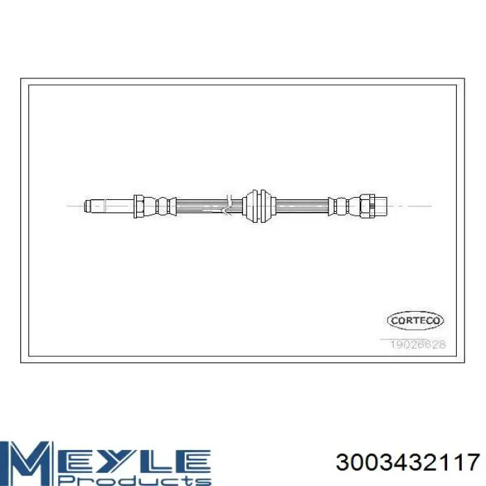 Гальмівні шланги передні SHAE1217 Starline