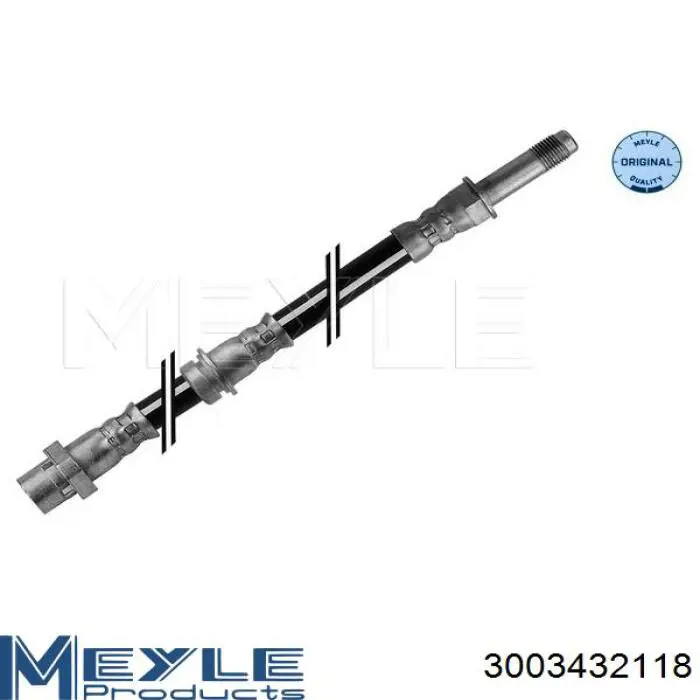 Шланг гальмівний задній HAE1218 Starline