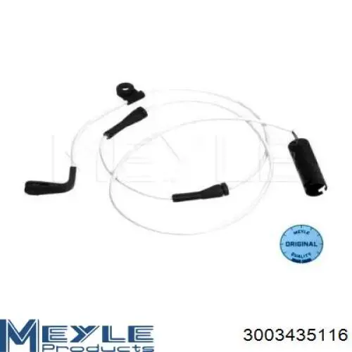 Датчик зносу гальмівних колодок, задній Meyle 3003435116 ціна, від 6.97 USD