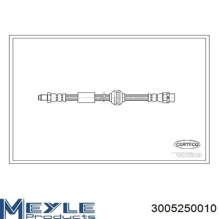 Купити 34306793611 BMW Шланг гальмівний задній