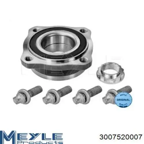 Підшипник маточини задньої Meyle 3007520007 ціна, від 50.56 USD