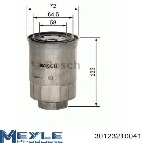 F026400315 Bosch Повітряний фільтр двигуна