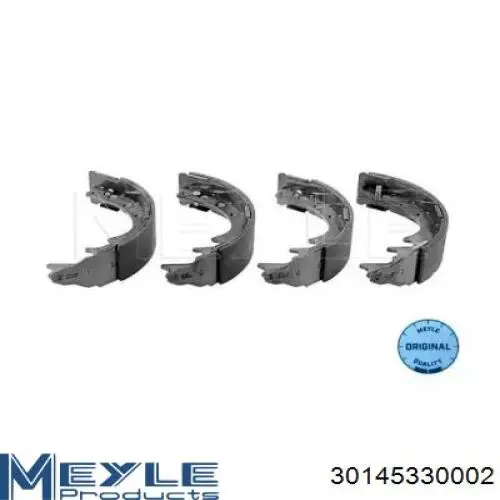 Колодки гальмові задні, барабанні Meyle 30145330002 ціна, від 30.53 USD