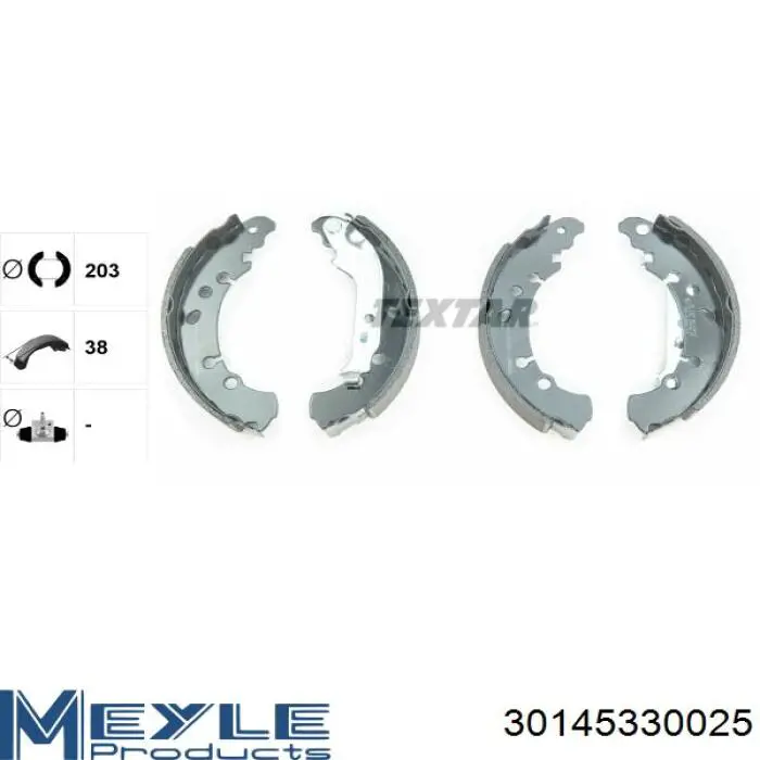 Купити GF4566 Trialli Колодки гальмові задні, барабанні