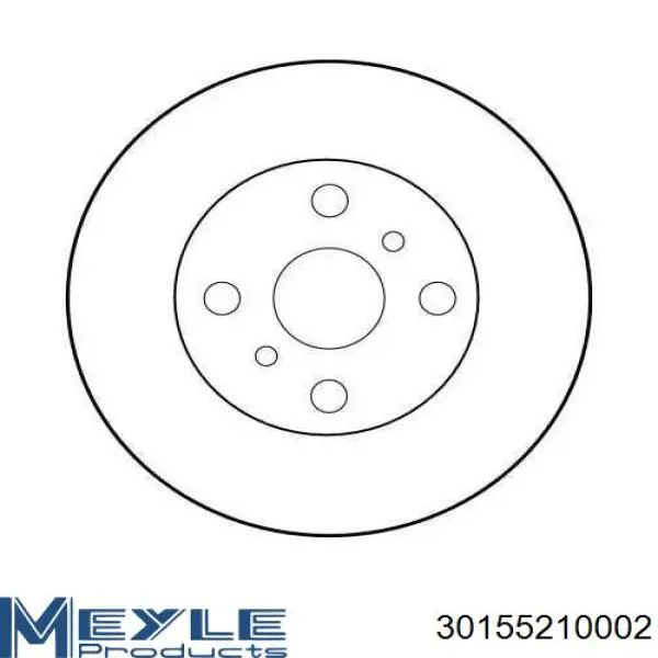 Диск гальмівний передній Toyota 4351212480