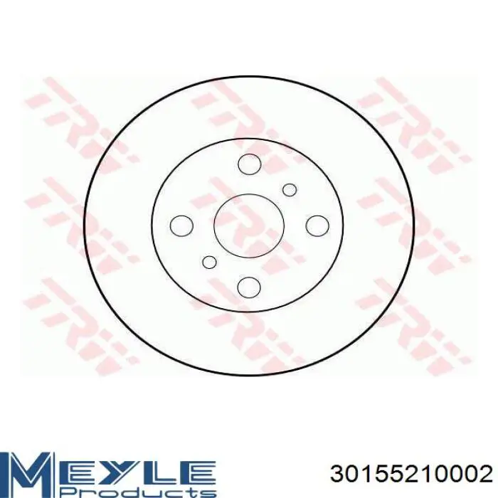 Гальмівні диски передні 4351212300 Toyota