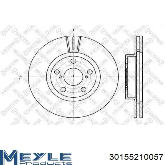 Диск переднього гальма Japko 60279C ціна, від 31.68 USD