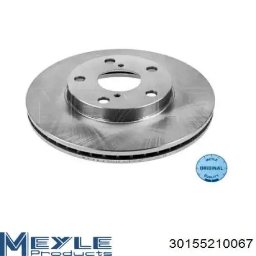Диск переднього гальма Meyle 30155210067 ціна, від 39.03 USD