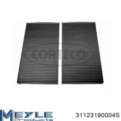 Фільтр повітряний обігрівача Meyle 31123190004S ціна, від 5.92 USD