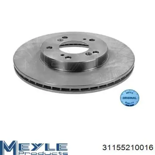 Диск переднього гальма Meyle 31155210016 ціна, від 33.05 USD