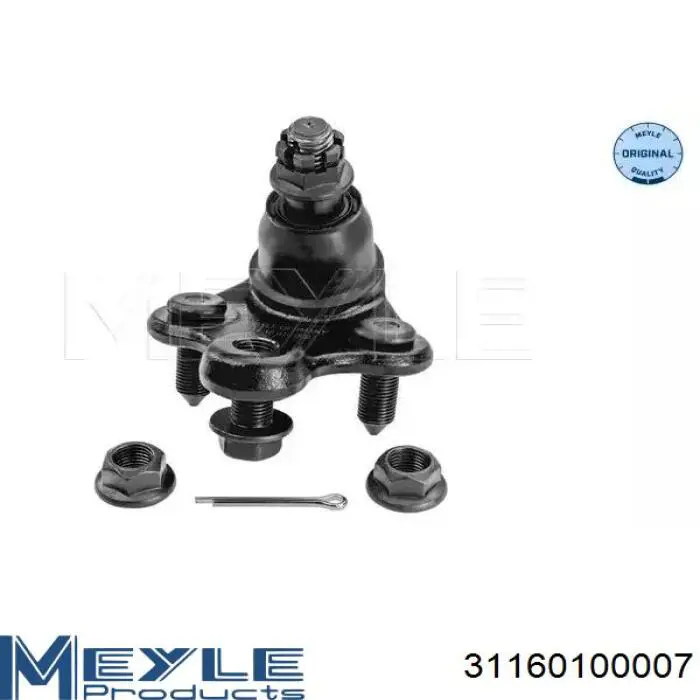 Купити 31160100007 Meyle Кульова опора, верхня