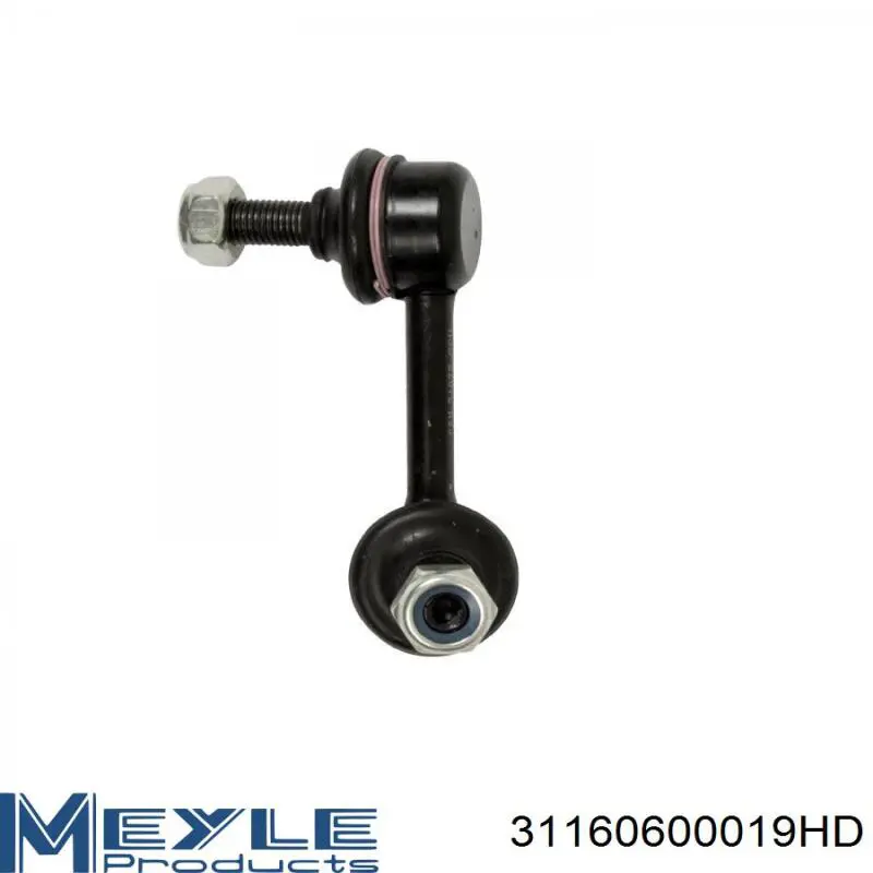 Стійка стабілізатора, переднього, права Meyle 31160600019HD ціна, від 10.19 USD
