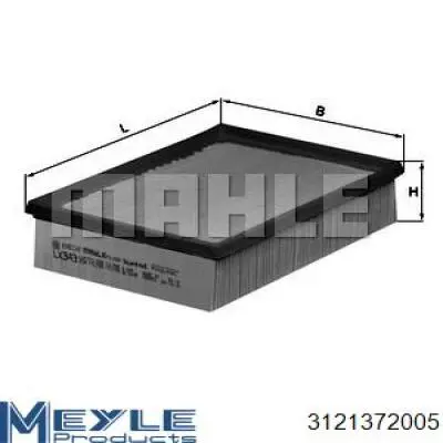 Купити SSFVF2243 Starline Автомобільний фільтр повітря