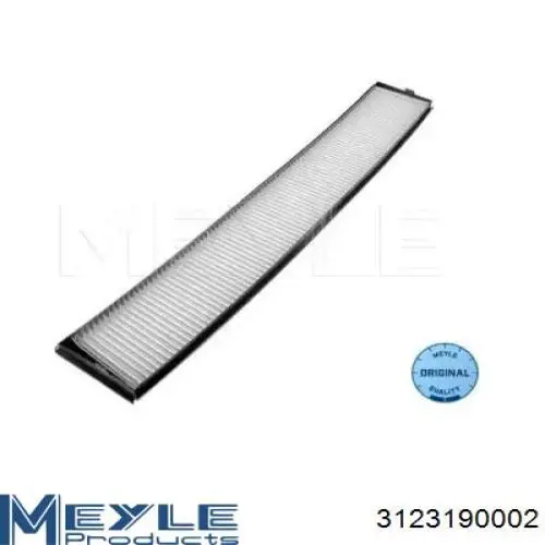 Повітряний фільтр салону Meyle 3123190002