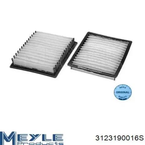 Фільтр повітряний обігрівача Meyle 3123190016S ціна, від 29.62 USD