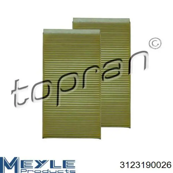 Фільтр повітряний обігрівача AND 3C820057 ціна, від 11.55 USD
