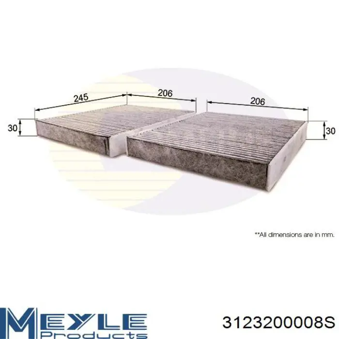 AF5091A Alpha Filter Внутрішньосалонний фільтр