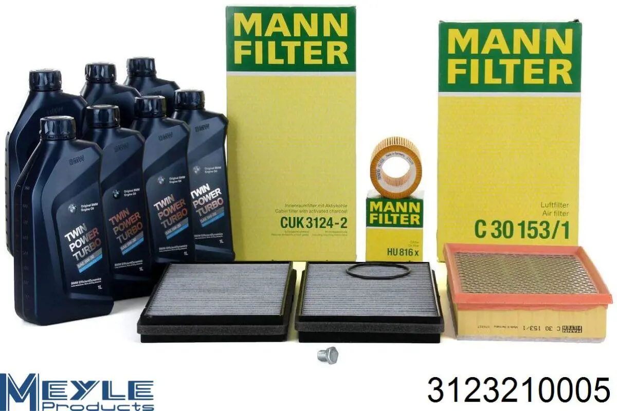 Елемент повітряного фільтра Meyle 3123210005 ціна, від 8.52 USD